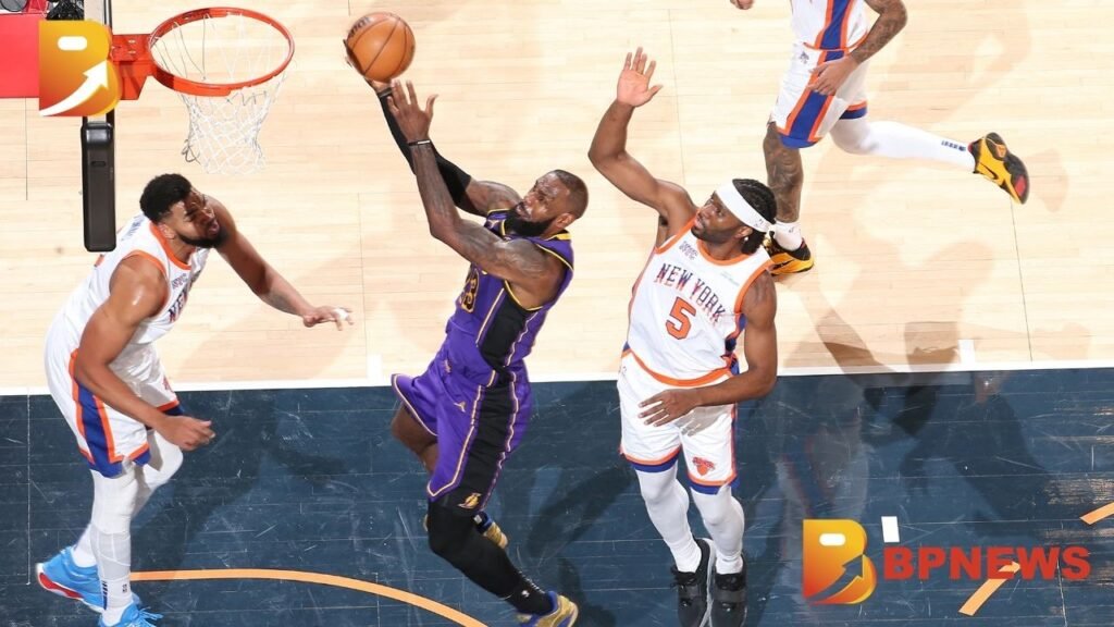 new york knicks vs los angeles lakers match player stats